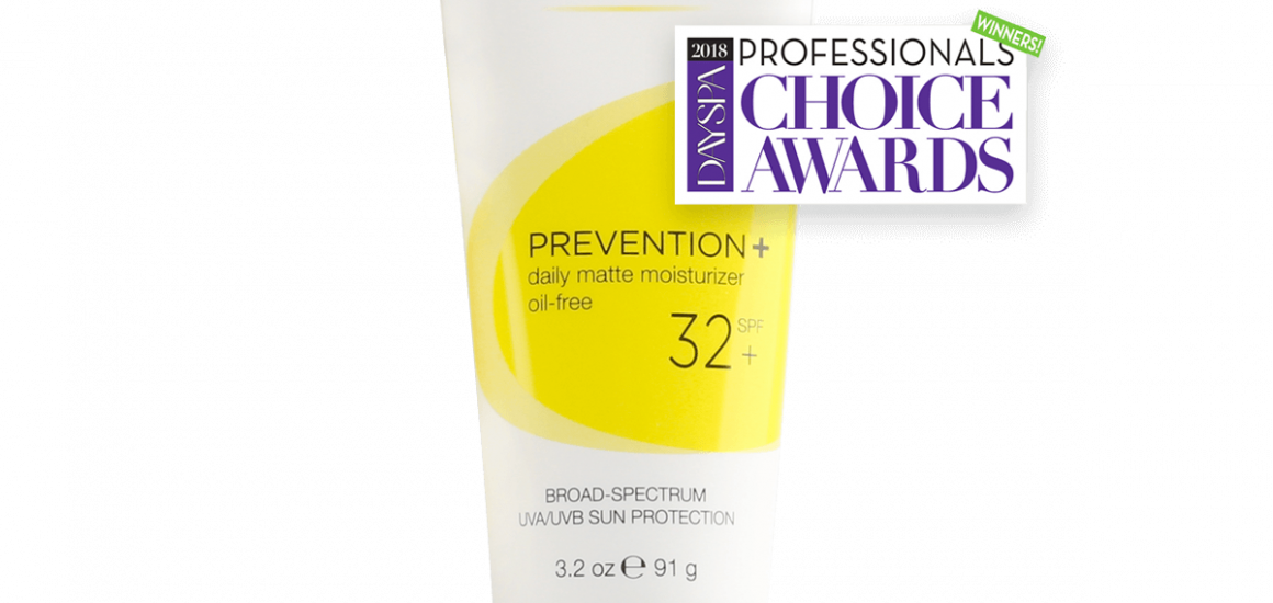 SPF Sunscreen PREVENTION+ daily matte moisturizer SPF 32+